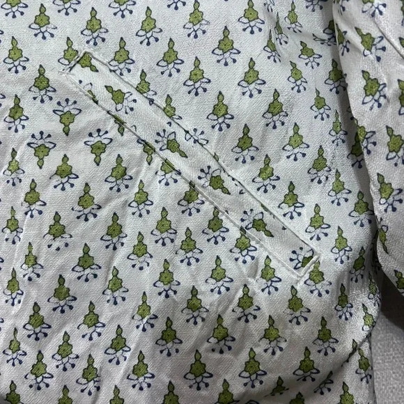 Anthropologie Tiny Editions‎ Amber floral satin embroidered bomber jacket Sz L